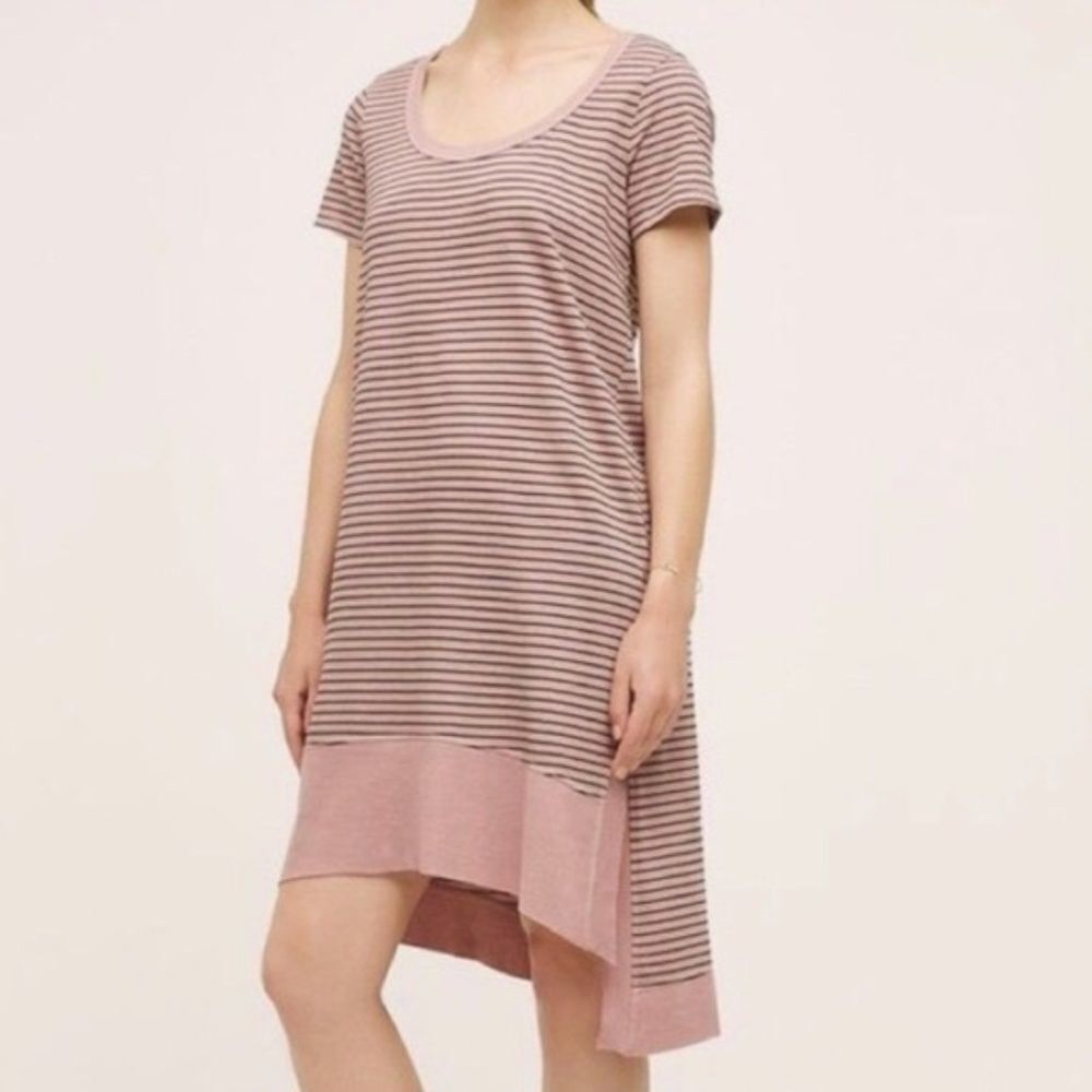 Anthropologie Left of Center Striped Knit Dress